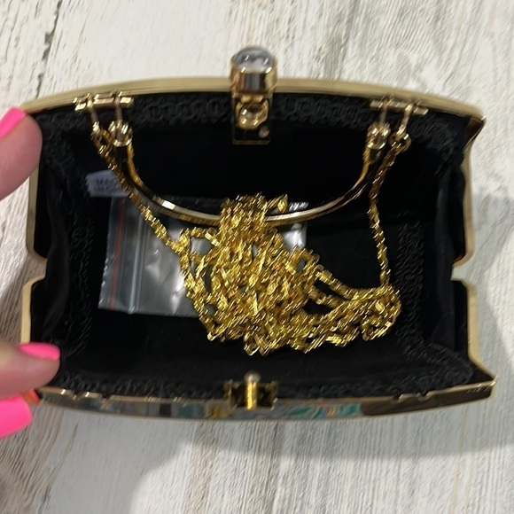 Elegant Gold and Silver Mini Bag - Picture 6 of 10